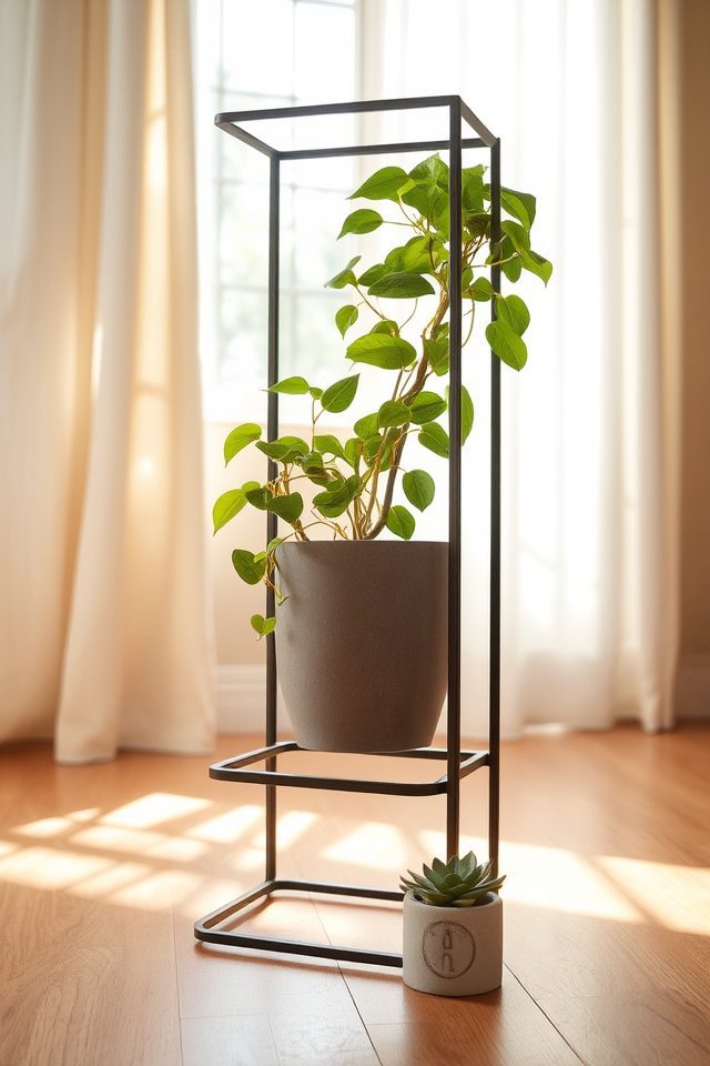 sleek durable plant stands