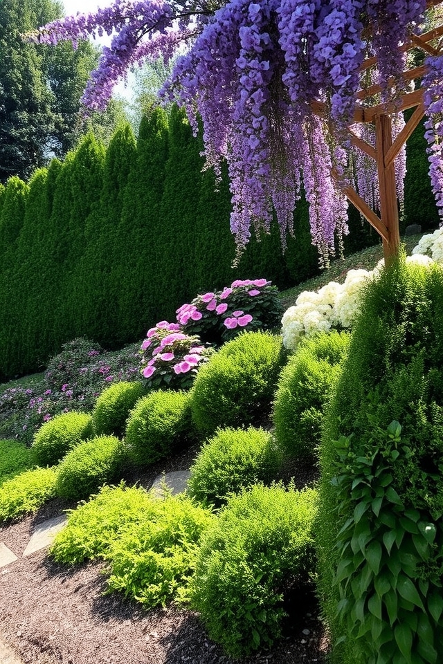 slope adapted plant screens