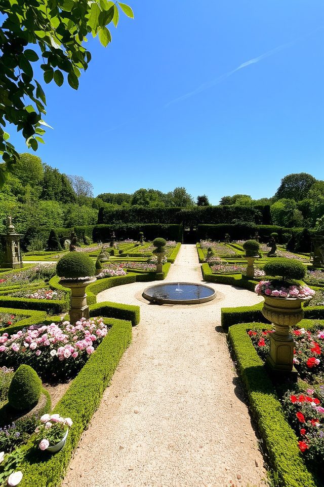 sophisticated structured garden design