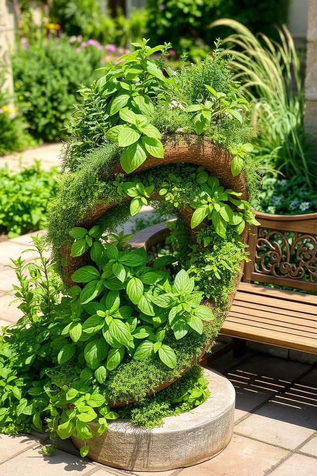 space efficient vertical gardens