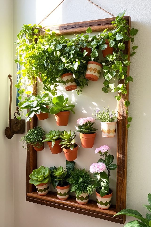 space saving vertical garden solution