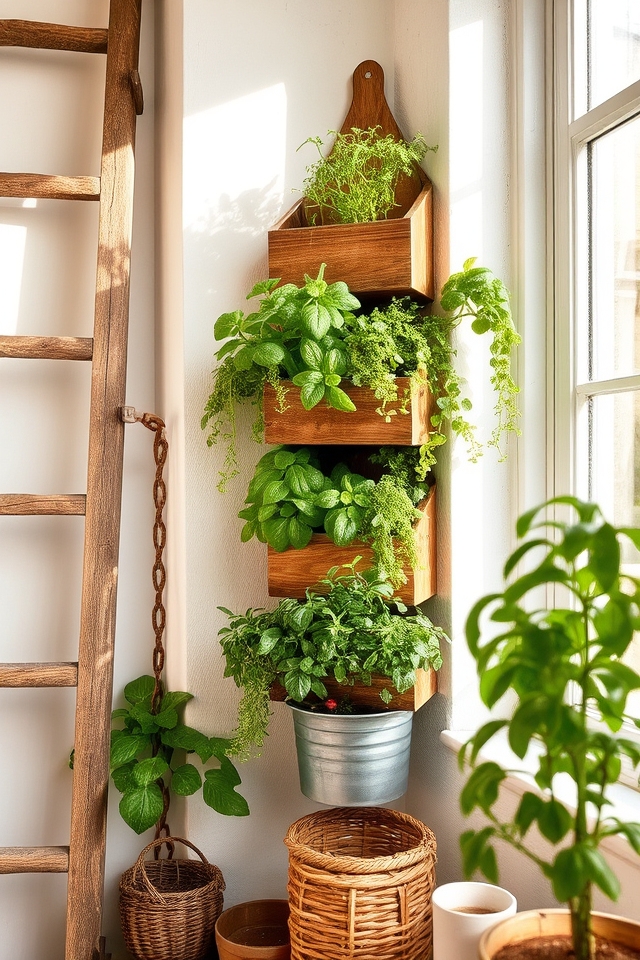 space saving vertical planters