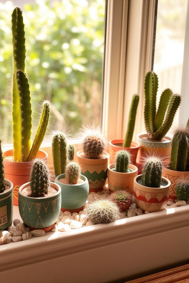 spiky charm cacti collection