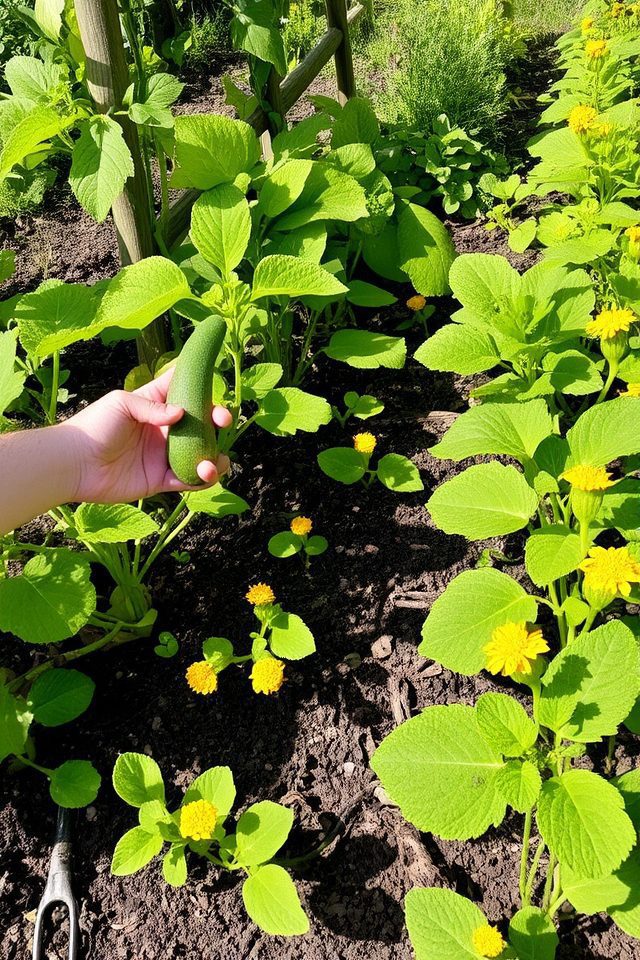 staggered zucchini planting strategy