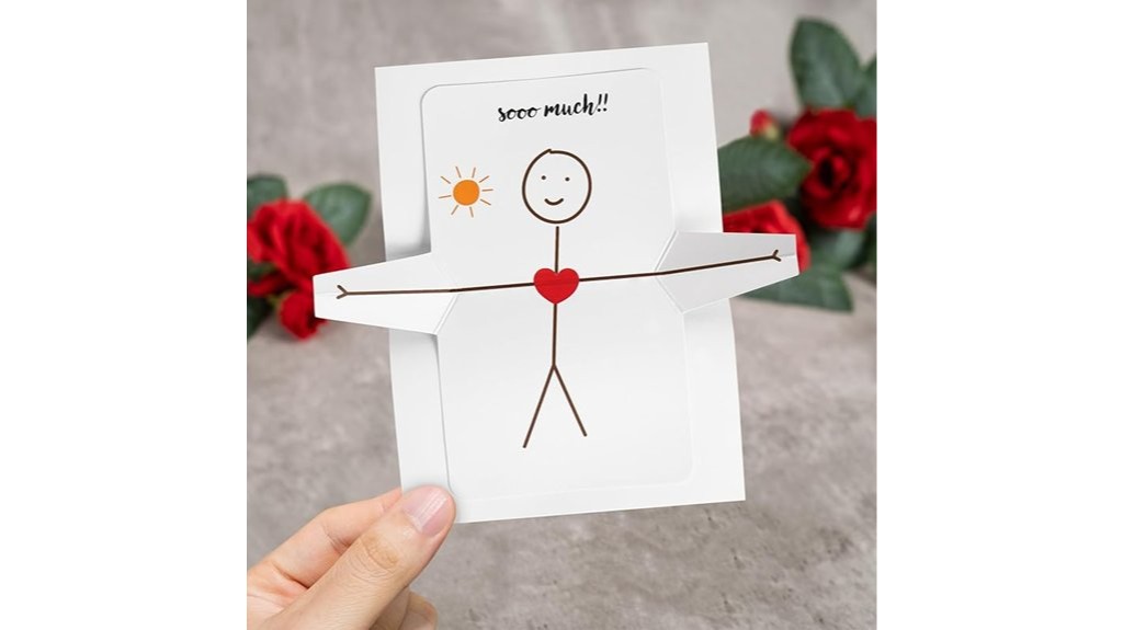 stick man love card