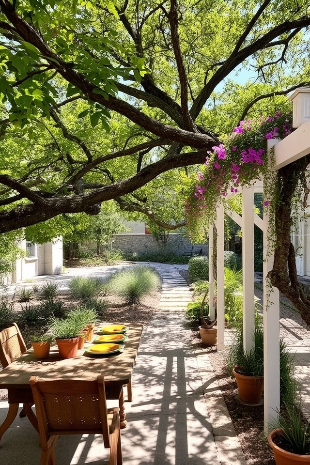 strategic shade for gardens