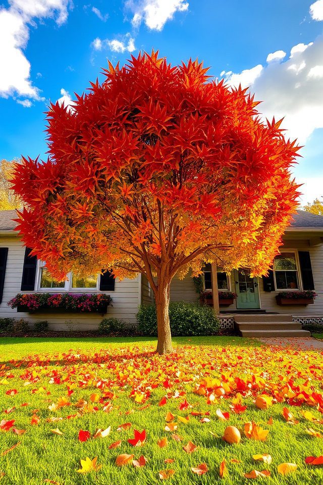 striking fall foliage appeal