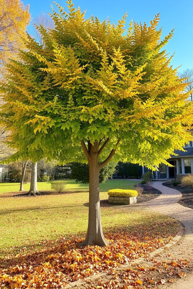 striking front yard addition