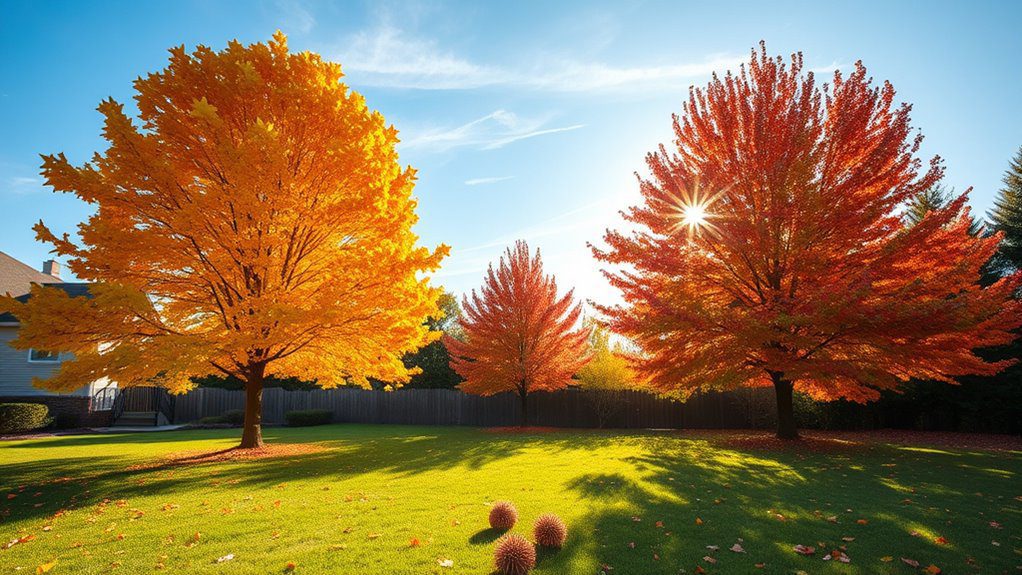 stunning autumn foliage trees