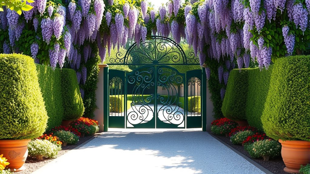 stunning decorative entrance gates