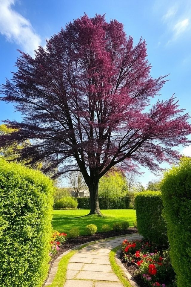 stunning purple foliage tree