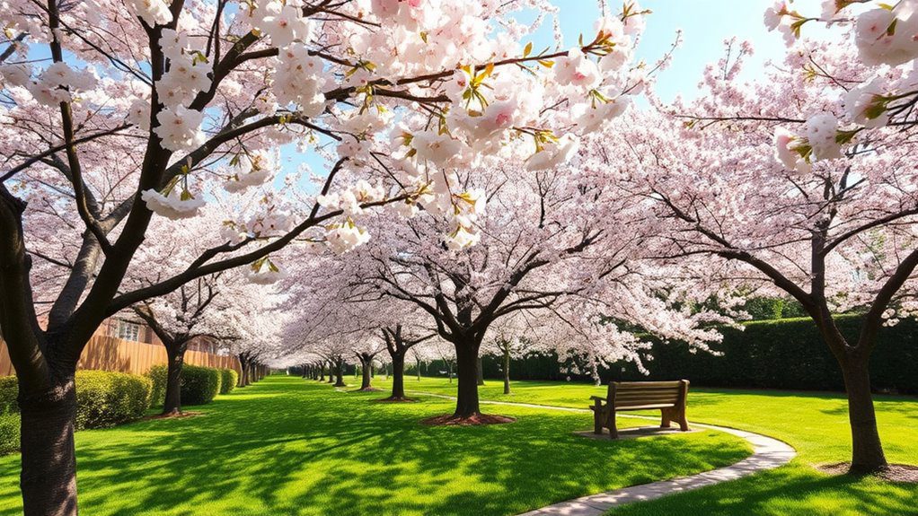 stunning seasonal pink blooms