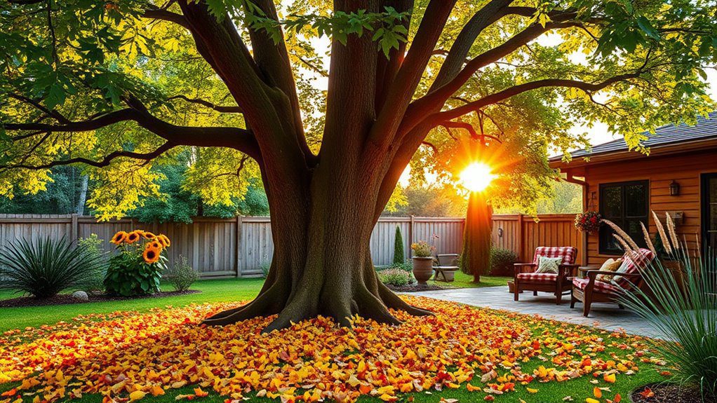 stunning star shaped fall foliage