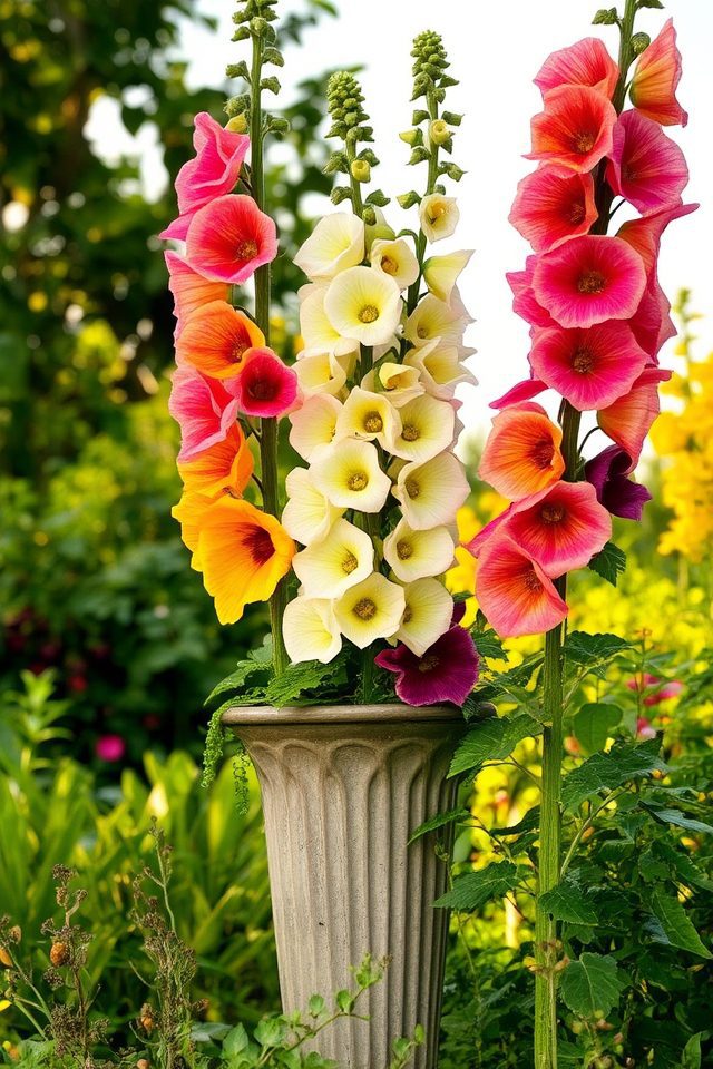 stunning tall biennial flowers