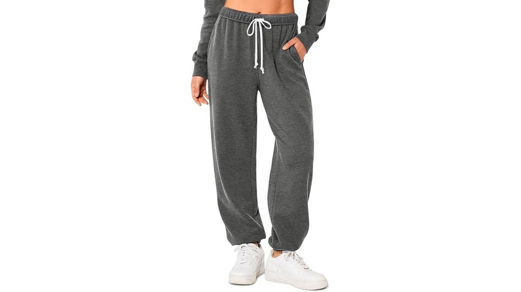stylish high waist sweatpants