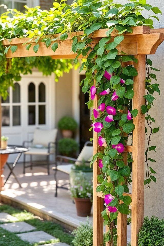 stylish plant support trellises
