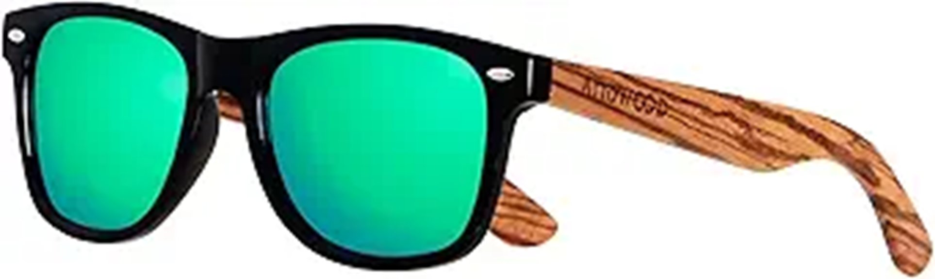 stylish polarized wood sunglasses