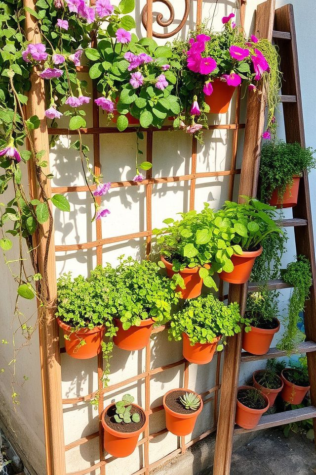 stylish space saving garden design