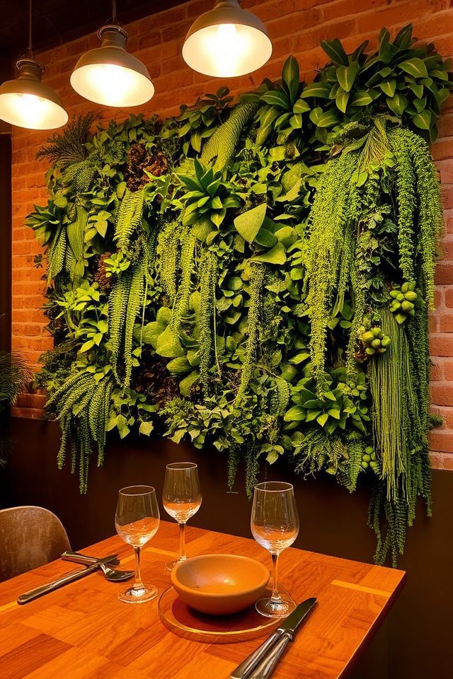 stylish space saving plant design