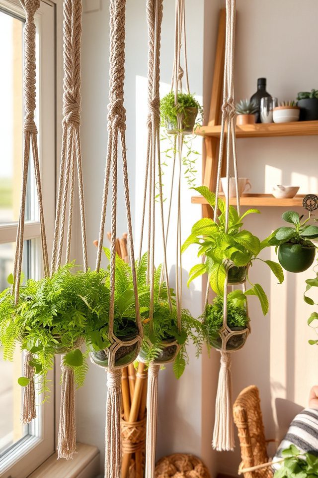 stylish vertical garden hangers