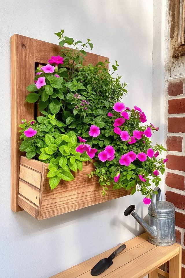 stylish vertical garden solution