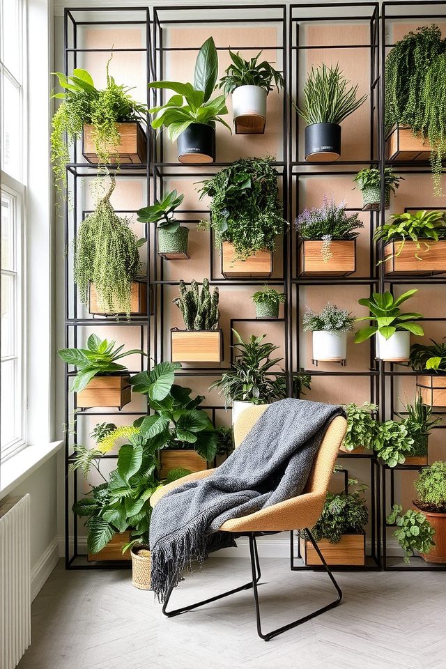 stylish vertical gardening solution