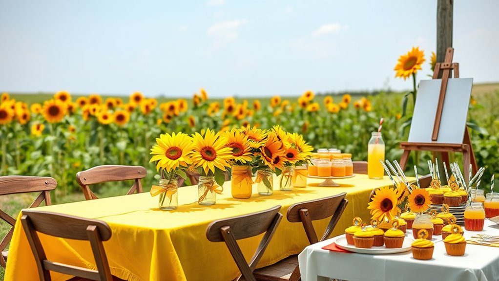sunflower celebration outdoor fun