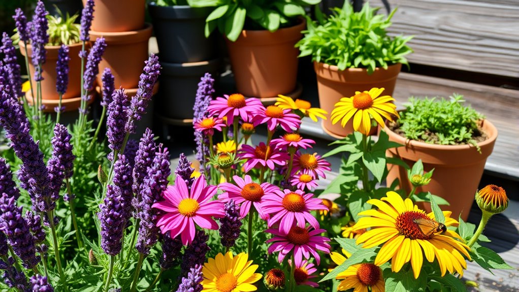 support local pollinators garden