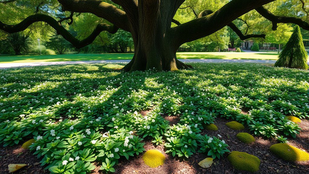 sustainable low growing plant garden