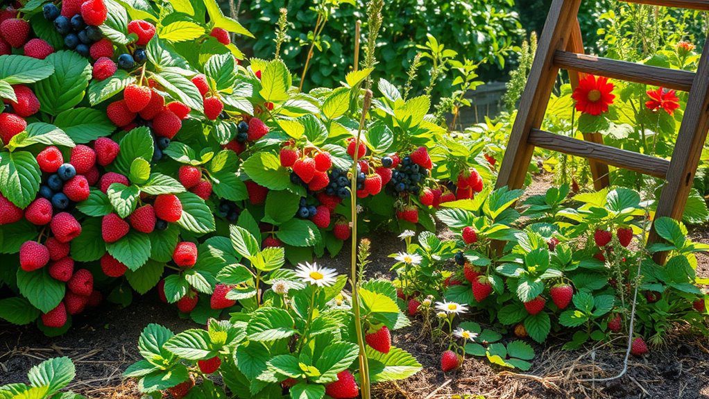 sustainable mixed berry gardening