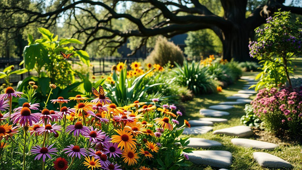 sustainable native plant garden