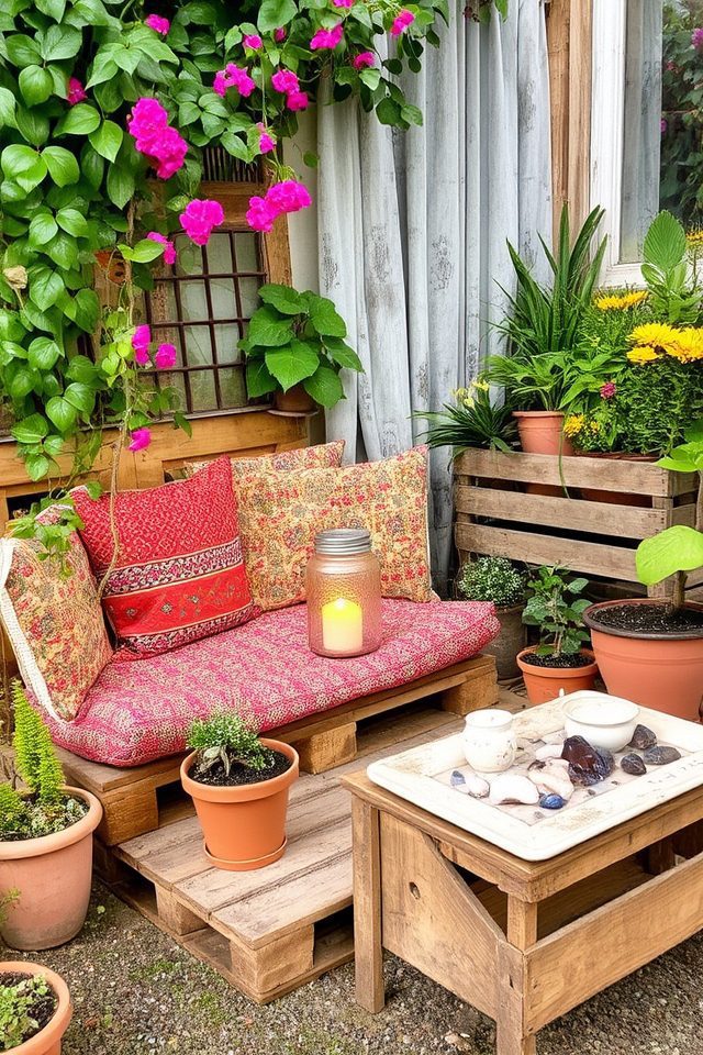 sustainable recycled garden decor