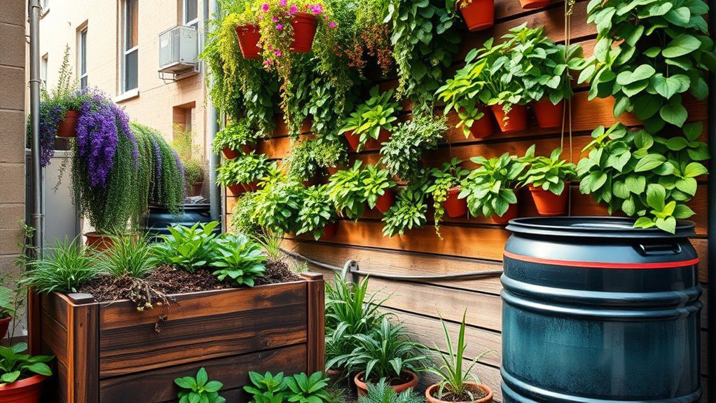 sustainable vertical gardening techniques