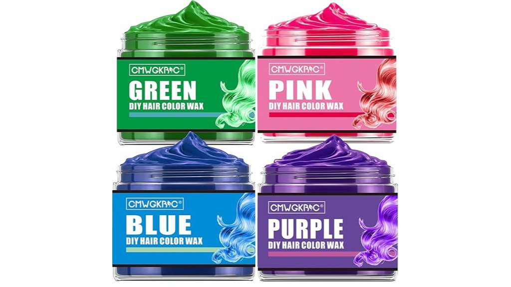 temporary hair color wax