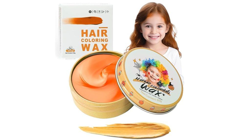 temporary orange hair wax