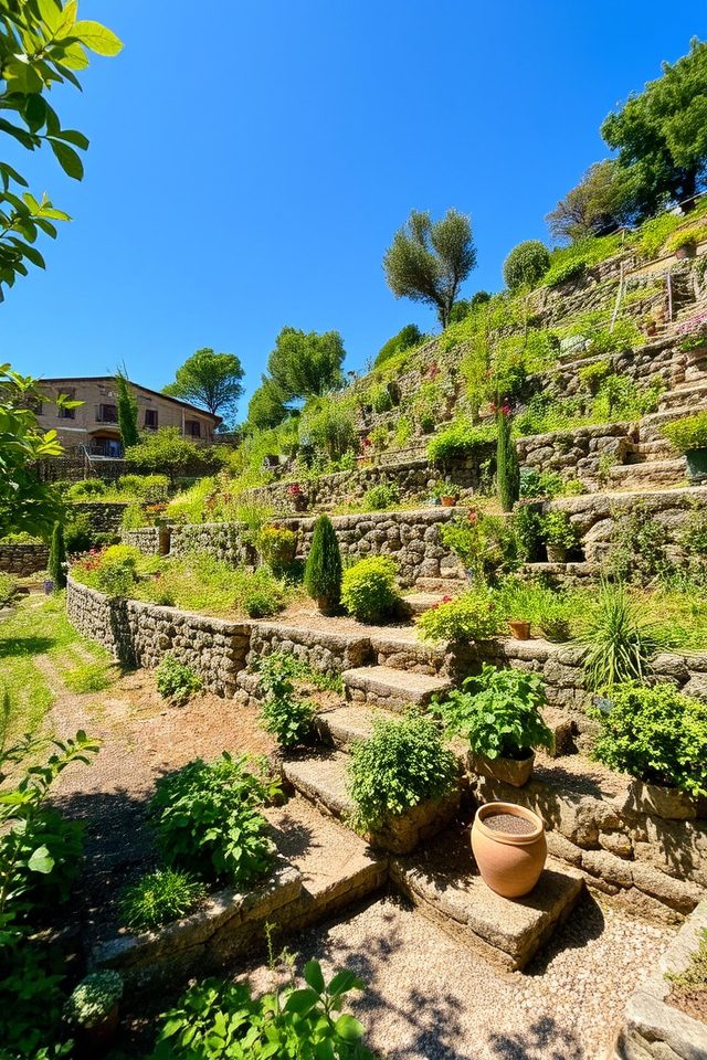 terraced gardening enhances accessibility