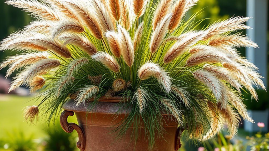 textural outdoor grass varieties