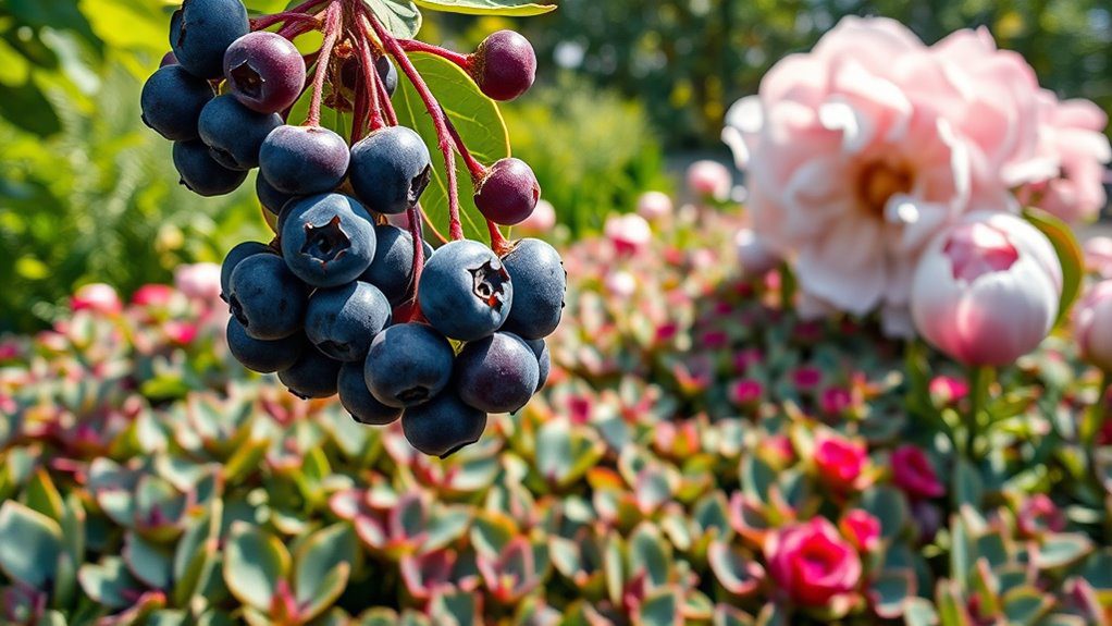 textured edible garden design