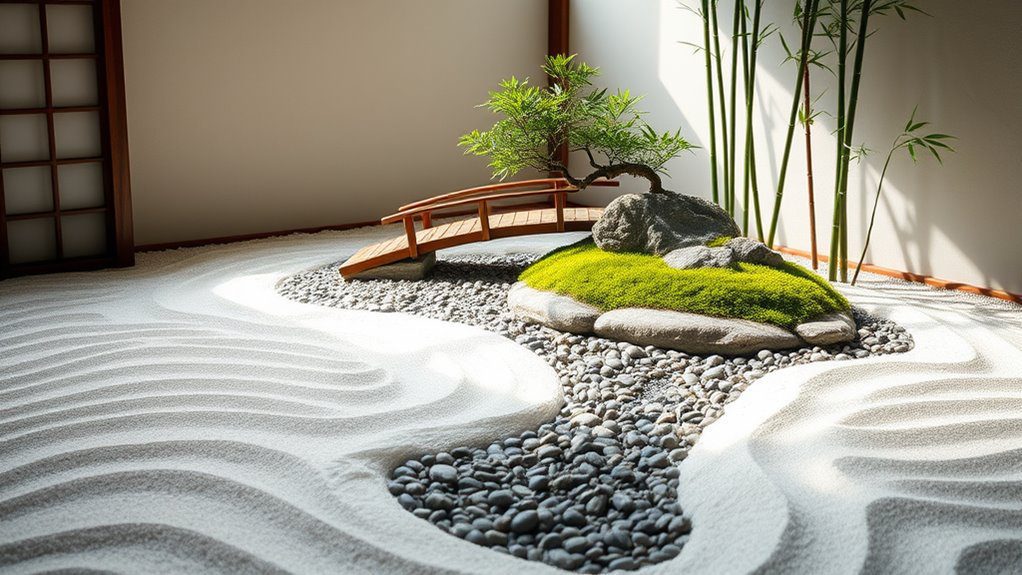textured pathways for serenity