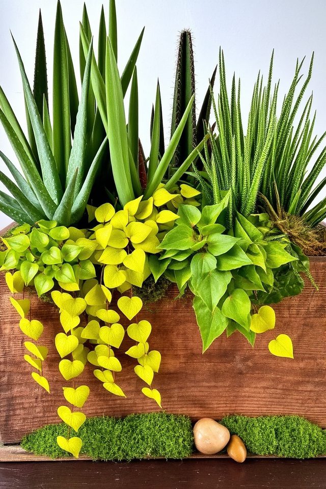 textured plant arrangements enhance aesthetics