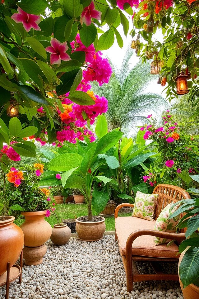 themed garden area design