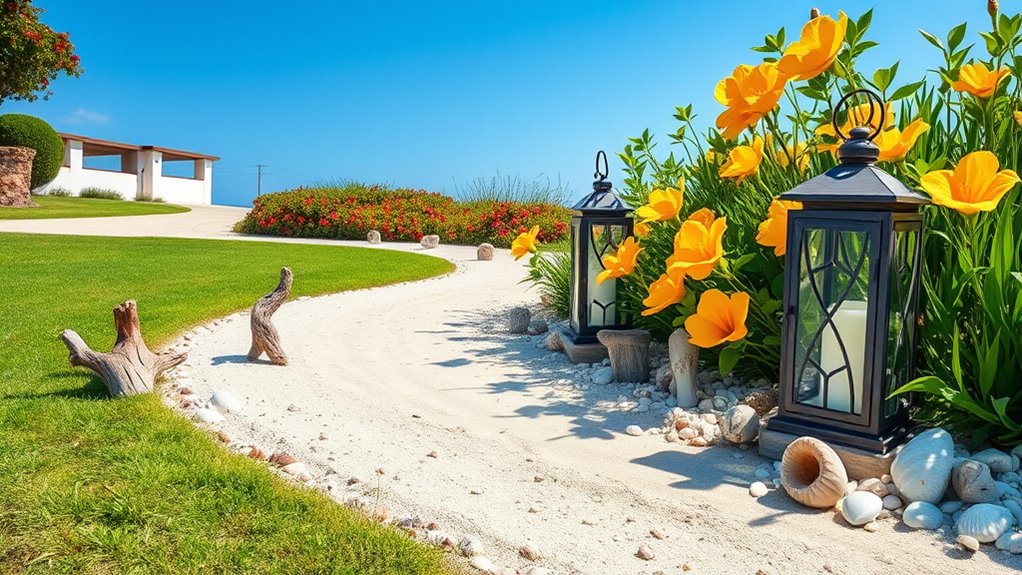 themed garden border designs