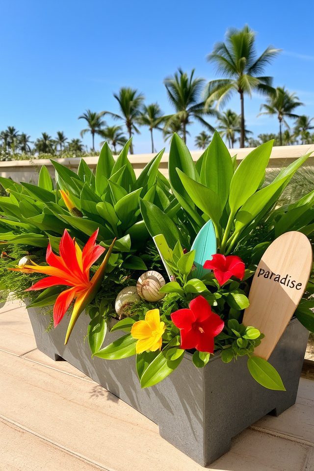 themed planter design ideas