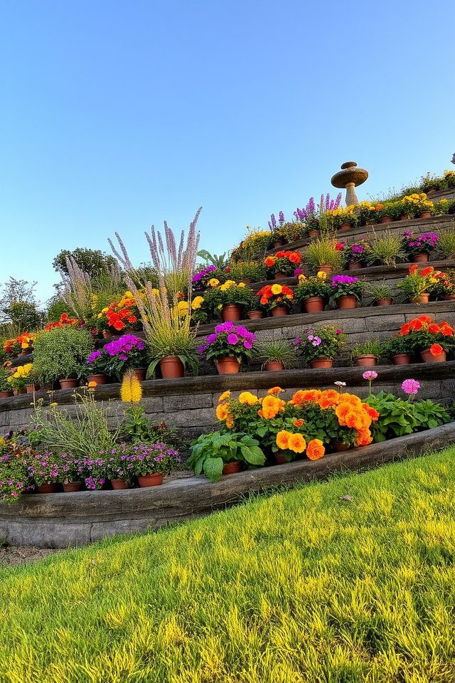 tiered garden design benefits