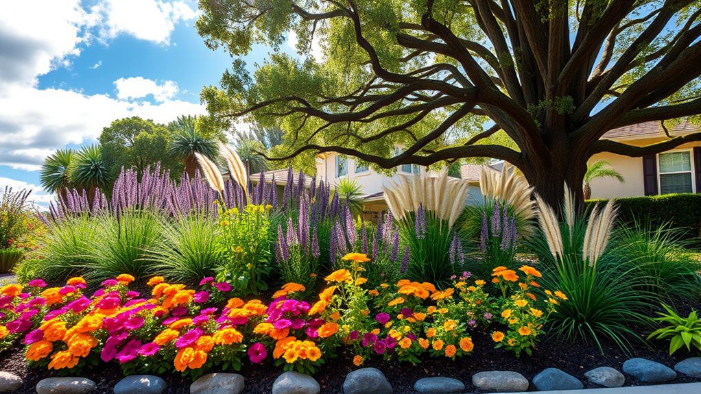 tiered plant arrangement technique