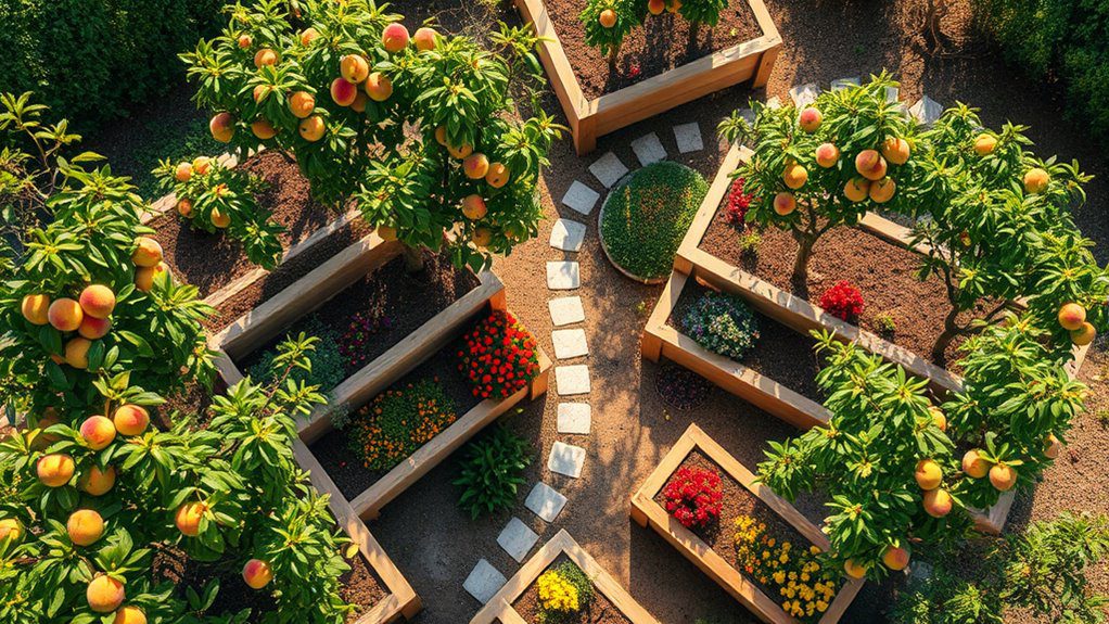 tiered vegetable gardening technique