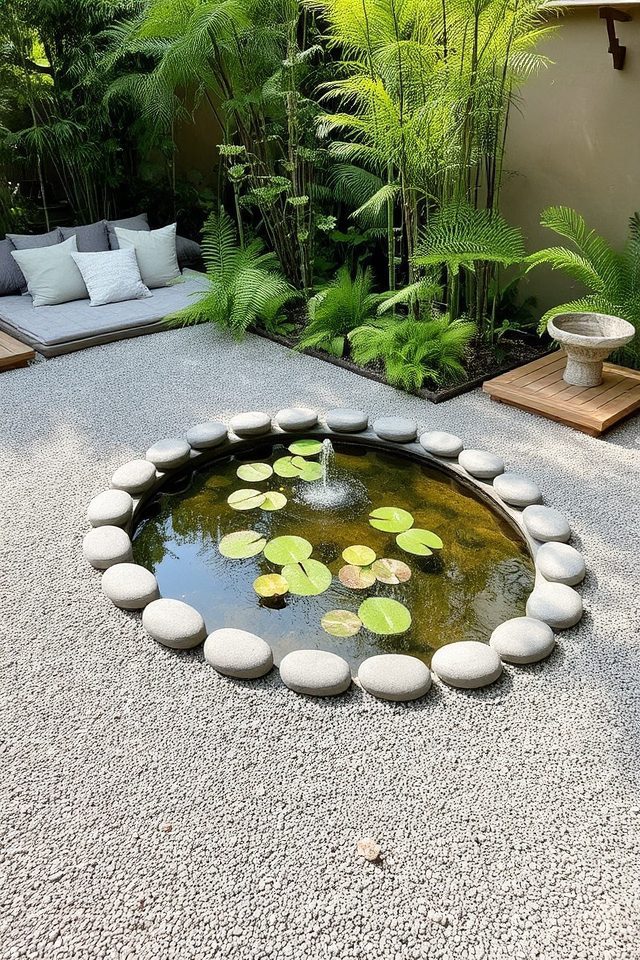 tranquil garden relaxation oasis