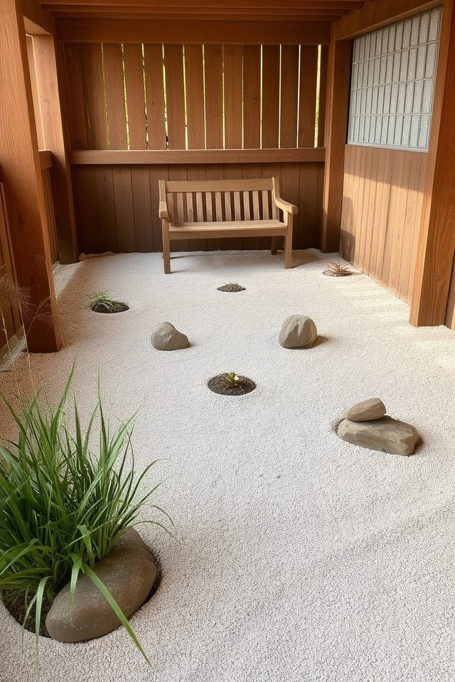 tranquil mini zen garden