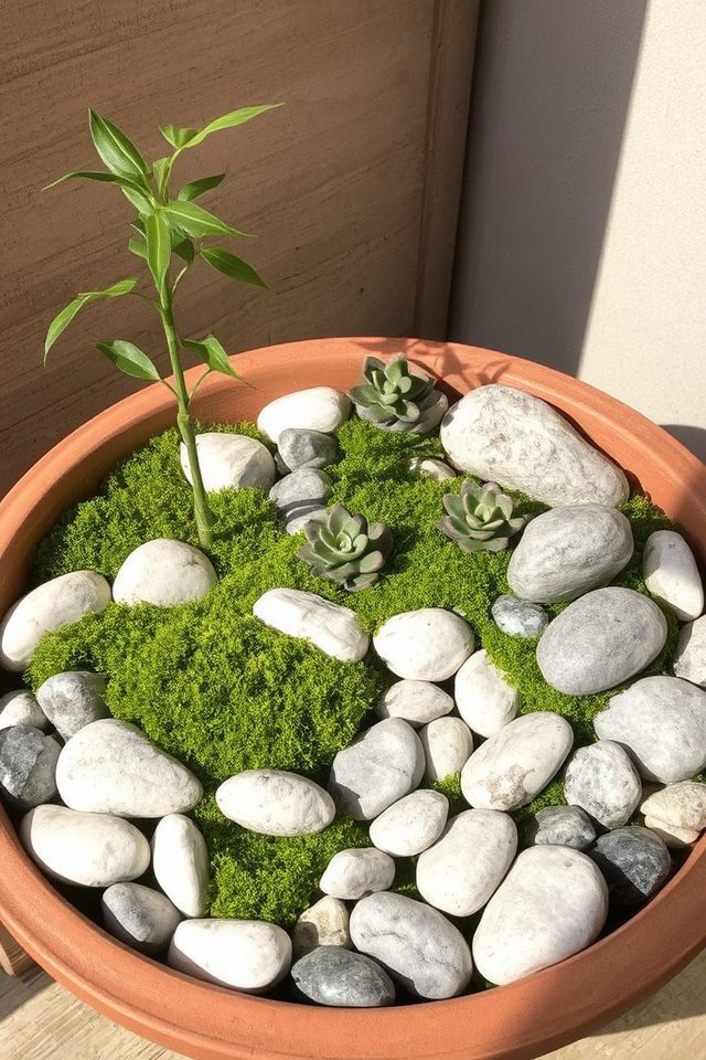tranquil miniature zen garden