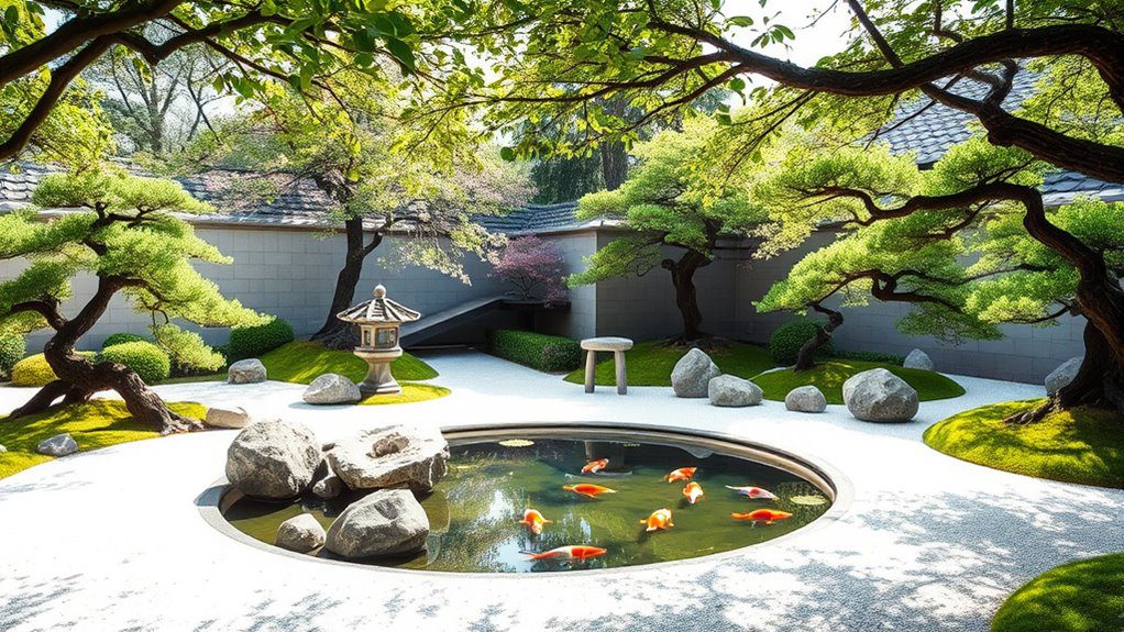 tranquil nature retreat garden